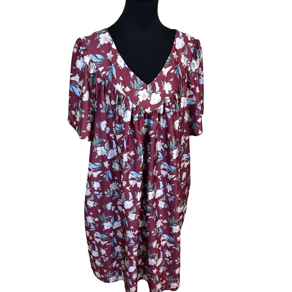 Anthony Richards Womens Mumu Housedress Floral Mi… - image 1